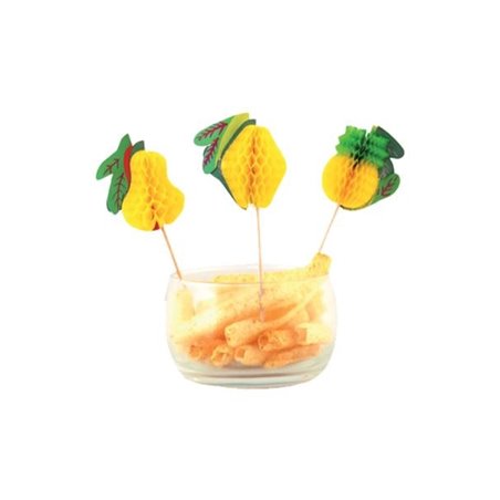 10  STUZZICADENTI frutta carta fru fru - ideali per decorazioni aperitivi dolci e salati