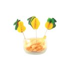 10  STUZZICADENTI frutta carta fru fru - ideali per decorazioni aperitivi dolci e salati