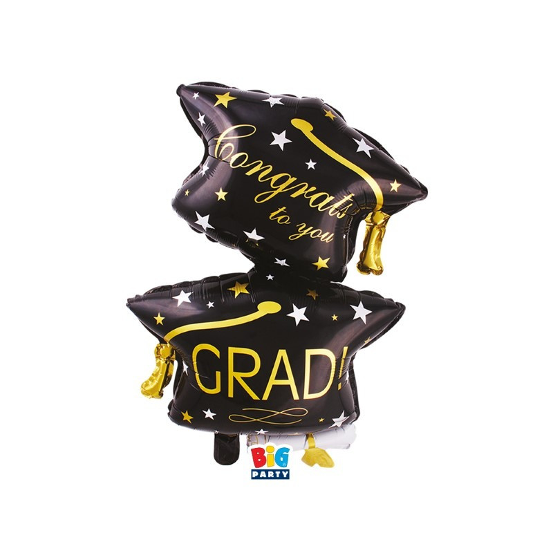 Pallone PALLONCINO Laurea TOCCO 47X78 cm - gonfiabile ad aria o elio - fornito sgonfio