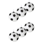 6 Candela Calcio PALLONE candelina in cera per torte dolci 2 cm
