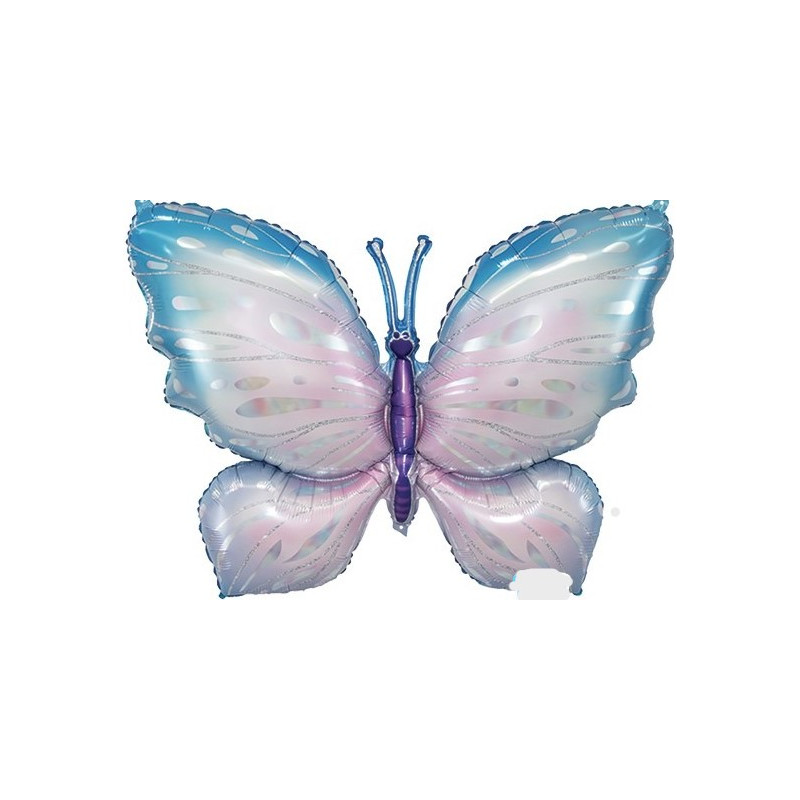 PALLONE Palloncino foil mylar sagomanto FARFALLA - 74 x 100cm