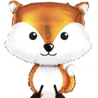 Pallone Palloncino foil mylar VOLPE 50x68cm - gonfiabile ad aria o elio