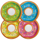 kit 36pz - Coordinato tavola festa CIAMBELLE -DONUT - piatti, bicchieri tovaglioli