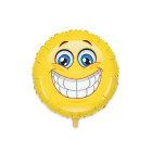 Pallone EMOTICON SMILE EMOJI - palloncino in foil Mylar gonfiabile ad aria o elio Ø45cm