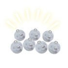 12 LED BIANCO con linguetta per palloncini