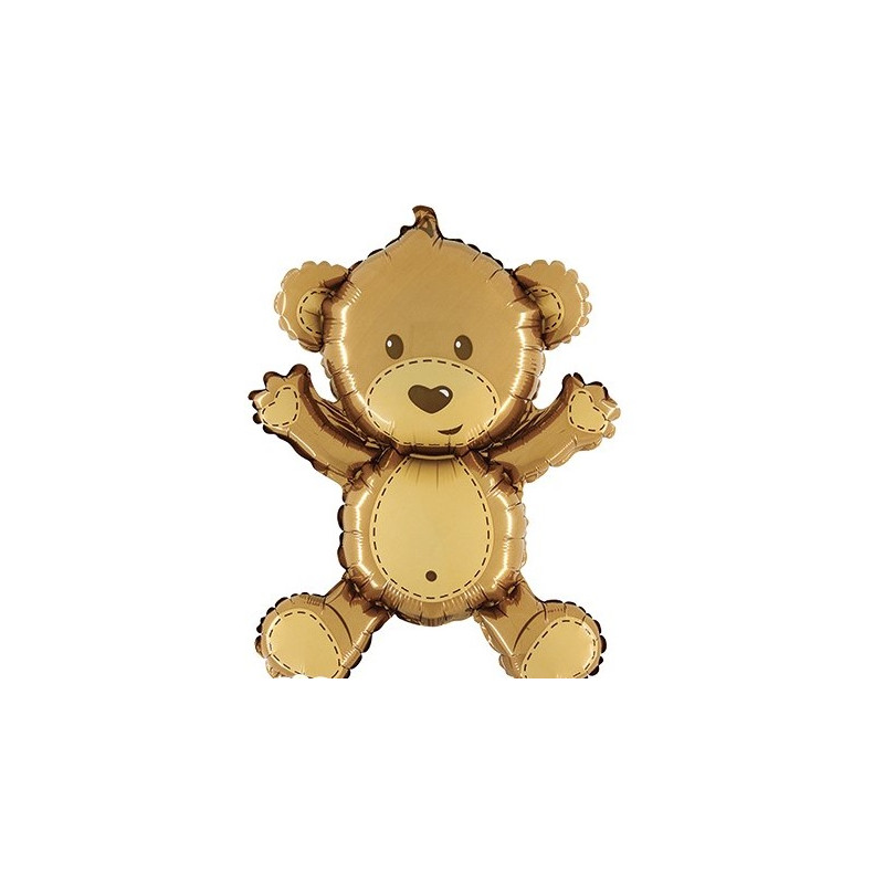 Pallone PALLONCINO orso ORSETTO - per compleanni, feste e party 33x45 cm