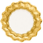 Coordinato festa Liberty oro lucido piatti bicchieri tovaglioli -addobbo Natale compleanno nozze