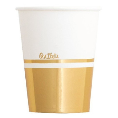 Coordinato festa Liberty oro lucido piatti bicchieri tovaglioli -addobbo Natale compleanno nozze