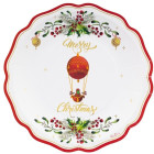 48 pz coordinato NATALE Christmas in the air piatti bicchieri tovaglioli addobbo tavola