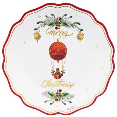 48 pz coordinato NATALE Christmas in the air piatti bicchieri tovaglioli addobbo tavola