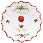 48 pz coordinato NATALE Christmas in the air piatti bicchieri tovaglioli addobbo tavola