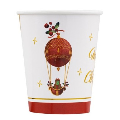 48 pz coordinato NATALE Christmas in the air piatti bicchieri tovaglioli addobbo tavola