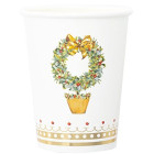 48 pz coordinato NATALE JOYEUX NOEL piatti bicchieri tovaglioli addobbo tavola