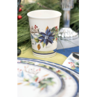 52 pz coordinato NATALE BRIGHT CHRISTMAS piatti bicchieri tovaglioli addobbo tavola