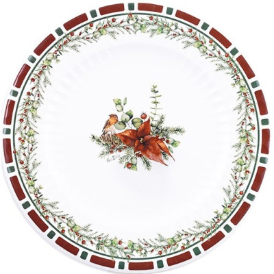 48 pz coordinato NATALE CHRISTMAS EVE piatti bicchieri tovaglioli addobbo tavola