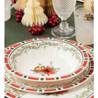 48 pz coordinato NATALE CHRISTMAS EVE piatti bicchieri tovaglioli addobbo tavola