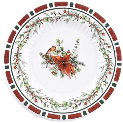 40 pz coordinato NATALE CHRISTMAS EVE piatti bicchieri tovaglioli addobbo tavola