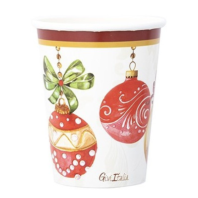 48 pz coordinato NATALE CHRISTMAS DECO' piatti bicchieri tovaglioli addobbo tavola