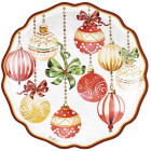 40 pz coordinato NATALE CHRISTMAS DECO' piatti bicchieri tovaglioli addobbo tavola