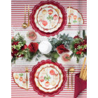 6 Sottopiatti Ø33cm NATALE  CHRISTMAS DECO' piatto MAXI sottopiatto in carta monouso