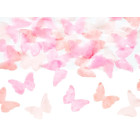 Cannone SPARACORIANDOLI farfalle ROSA Tubo lancia coriandoli Baby Shower Boy or Girl