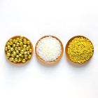 Set 3 Mini Decorazioni Mix ORO e BIANCO iin ZUCCHERO 85g - lenti bastoncini oro ideale per decori torte e dolci