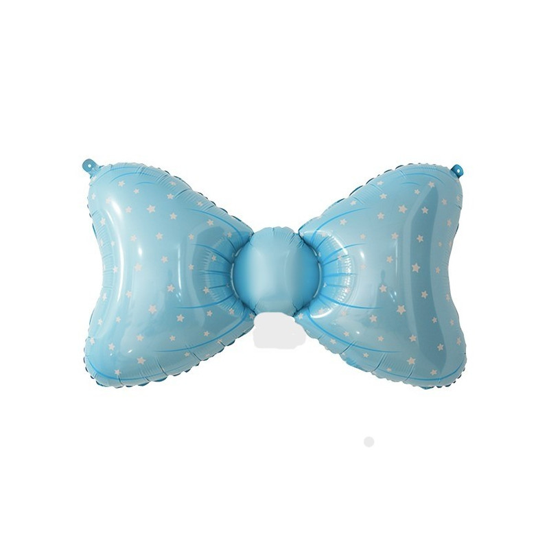 Palloncino foil Mylar FIOCCO CELESTE bimbo - gonfiabile ad aria o ad elio
