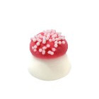 16 Funghetto rosso in zucchero 2 cm circa per torte e dolci Natalizi