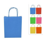 Busta in carta colore assortito casuale con manico cm h33X9X25