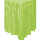 Gonna GONNELLONE coprigambe per TAVOLO girotavola in plastica VERDE LIME 73x430cm