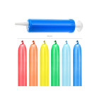 Set pompetta con 30 palloncini modellabili colori assortiti