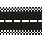 Runner da tavolo, 40 x 500 cm, in tessuto non tessuto, decorazione da tavolo, con strisce centrali e limitazione delle distanze