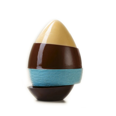 Stampo per Uovo di Cioccolato a STRATI in polietilene 250gr Forma Uova di Pasqua