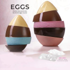 Stampo per Uovo di Cioccolato a STRATI in polietilene 250gr Forma Uova di Pasqua