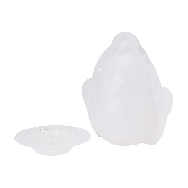 Stampo forma PULCINO NELL'UOVO pasqua pasquale per Cioccolato - in plastica termoformata