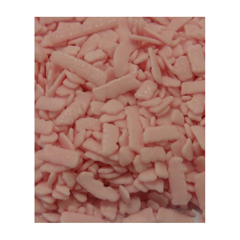 Scagliette colorate ROSA - Decorazioni per dolci e dolci 1 Kgr