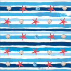 16 TOVAGLIOLI in carta SEA STRIPES - fantasia mare acqua - decoro tavola 33x33cm