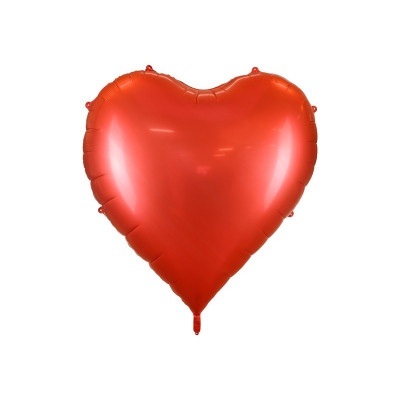 Pallone PALLONCINO CUORE rosso MAXI in foil - gonfiabile ad aria o elio 160cm