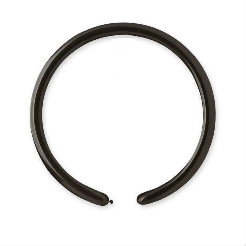 100 PALLONCINI in LATTICE modellabili - colore NERO - 260S