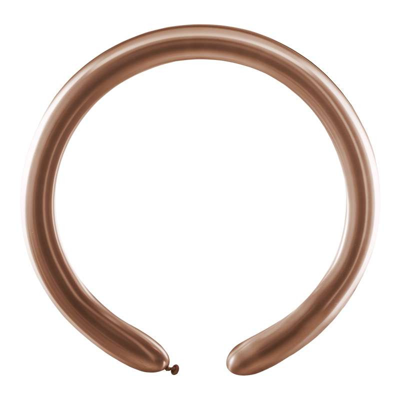 50 PALLONCINI in LATTICE modellabili - colore ROSE GOLD - 260S