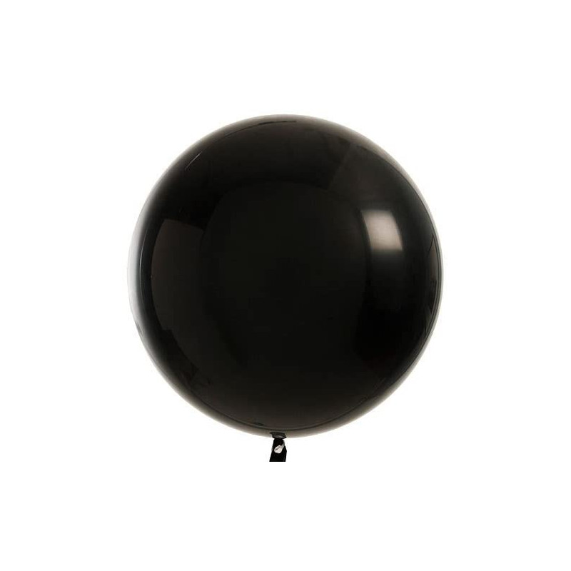 Pallone MONGOLFIERA in LATTICE NERO - maxi GIGANTE 36" - gonfiabile ad elio