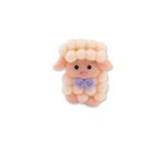 5 Pecore PECORELLE in zucchero - soggetti pasquali 2D - decorazione per torte