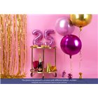 Pallone numero 9 Nove Fucsia in MYLAR foil - PALLONCINO numerale 35cm