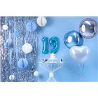 Pallone numero 9 Nove BLU in MYLAR foil - PALLONCINO numerale 35cm