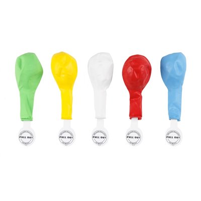 5 palloni colorati luminosi - PALLONCINI in lattice con led - 30cm/12"