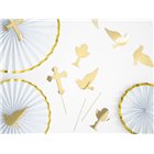 Set 6 pezzi Cake Topper in carta Prima Comunione ORO decorazione torte dolci