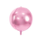 Pallone PALLONCINO SFERA Rosa in foil Mylar - gonfiabile ad aria o elio 40CM
