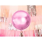 Pallone PALLONCINO SFERA Rosa in foil Mylar - gonfiabile ad aria o elio 40CM