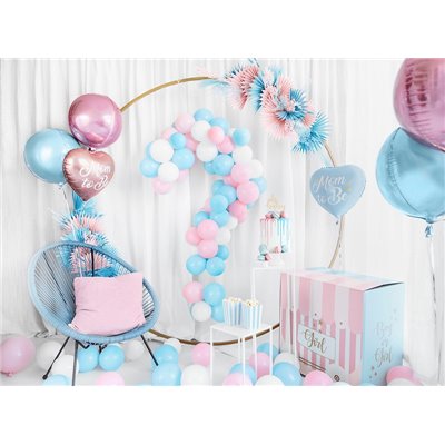 Pallone PALLONCINO SFERA Rosa in foil Mylar - gonfiabile ad aria o elio 40CM