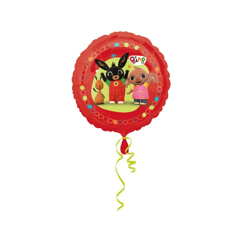 Palloncino foil Bing & Friends -  PALLONE  gonfiabile ad aria o ad elio - 43cm
